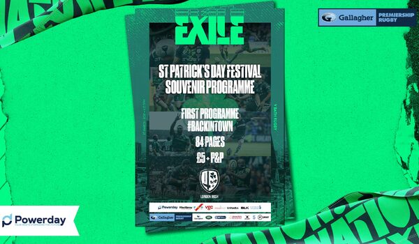 ST. PATRICK'S DAY FESTIVAL SOUVENIR PROGRAMME - ON SALE NOW!